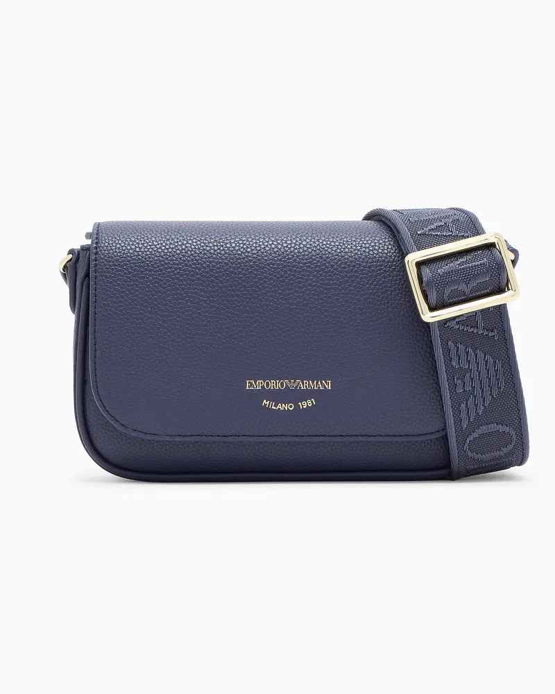 Emporio Armani Minitasche mit Hirsch-Print Blau