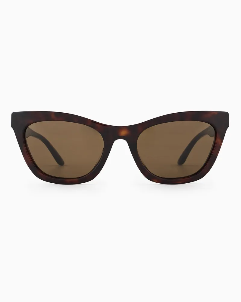 Emporio Armani Sonnenbrille für Damen mit Cat-Eye-Fassung Mehrfarbig