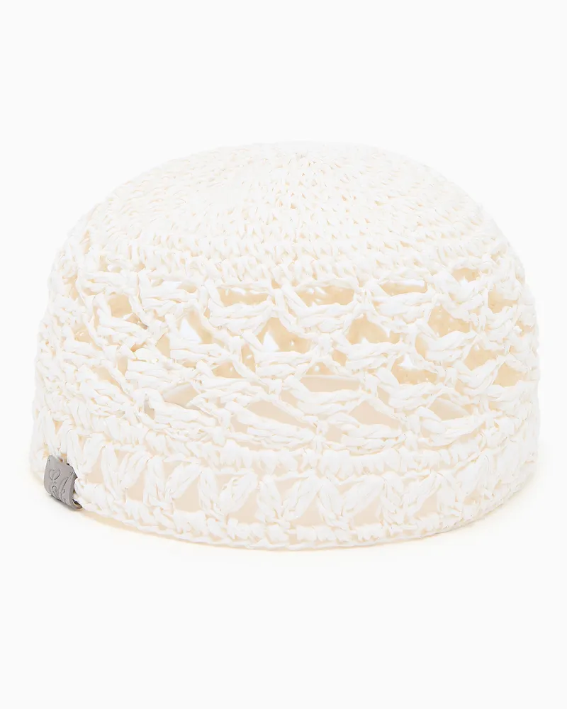 Emporio Armani Crochet shell Weiß