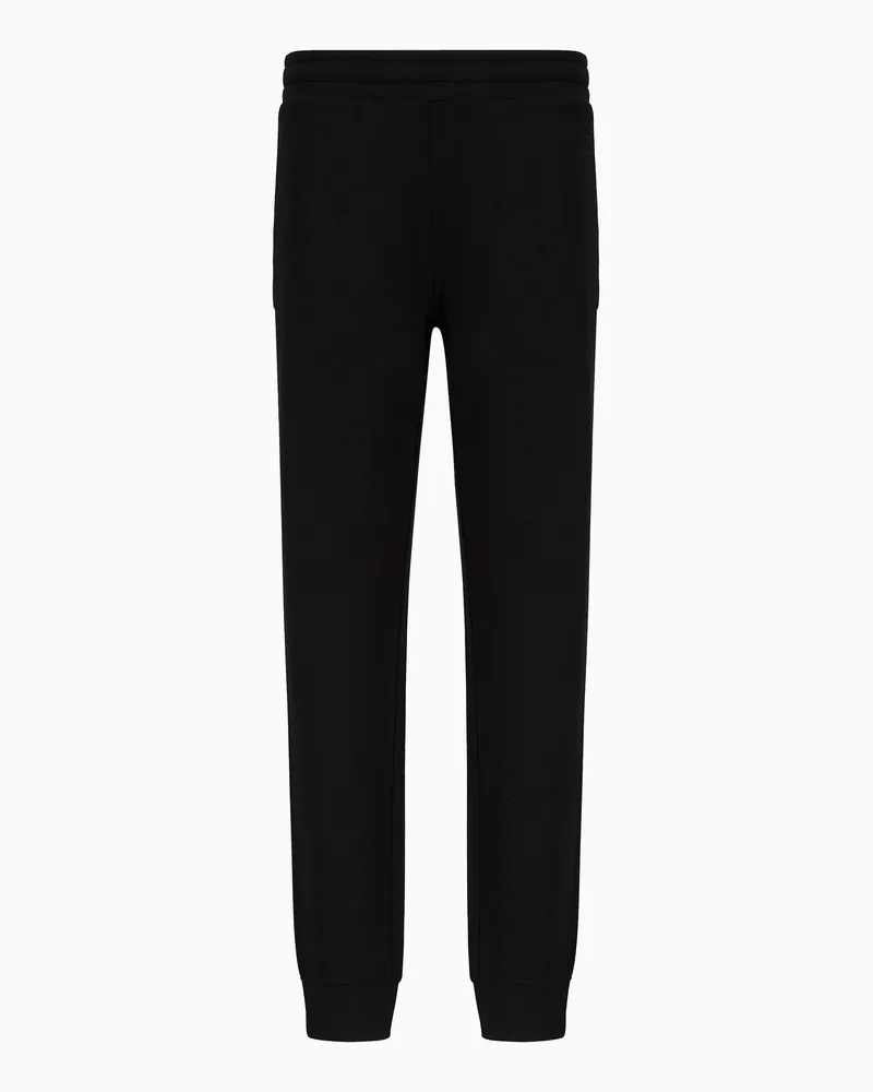 Emporio Armani Jogginghose aus Modalmischgewebe Schwarz