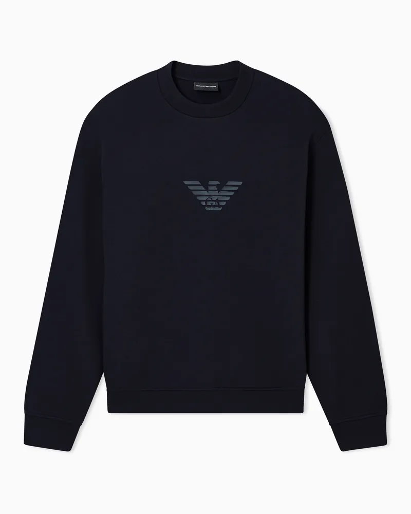 Emporio Armani Sweatshirts ohne Kapuze Marineblau