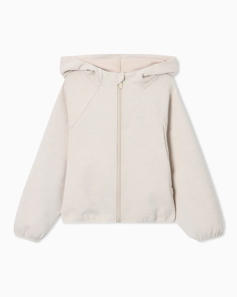 Emporio Armani Sweatshirts mit Reißverschluss Beige