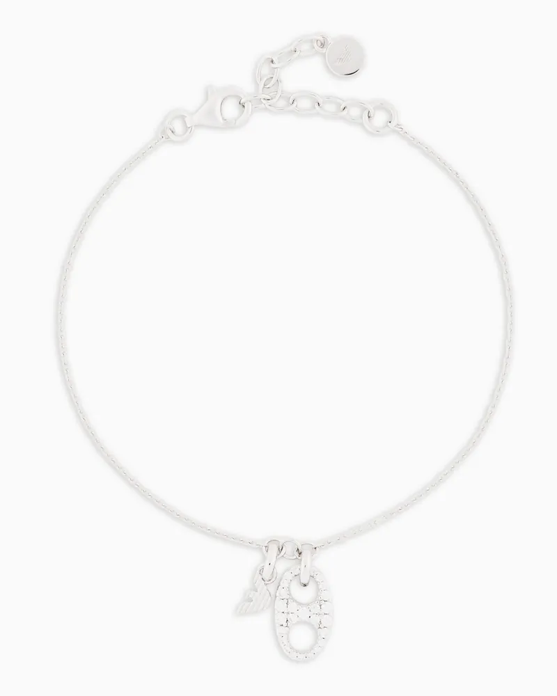 Emporio Armani Armband mit Anhänger aus Sterlingsilber Mehrfarbig