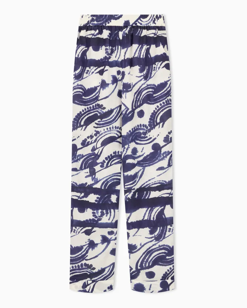 Emporio Armani Lässige Hose Blau