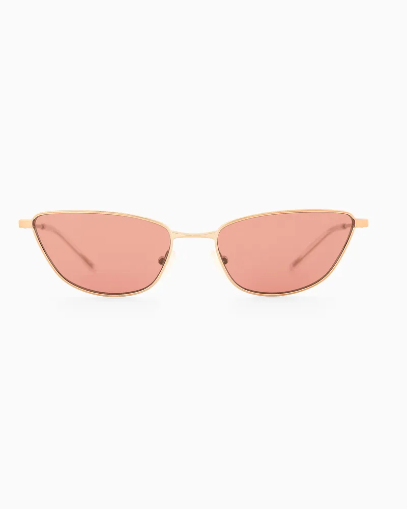 Emporio Armani Sonnenbrille für Damen mit Cat-Eye-Fassung Pink