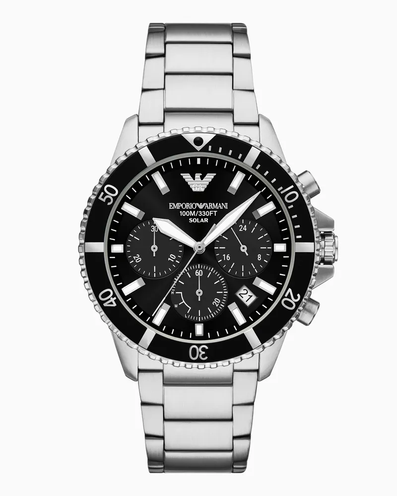 Emporio Armani Uhren mit Stahlarmband Silber