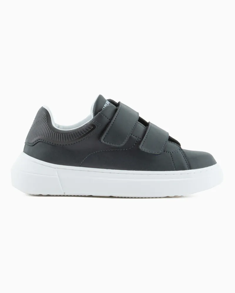 Emporio Armani Ledersneaker Marineblau