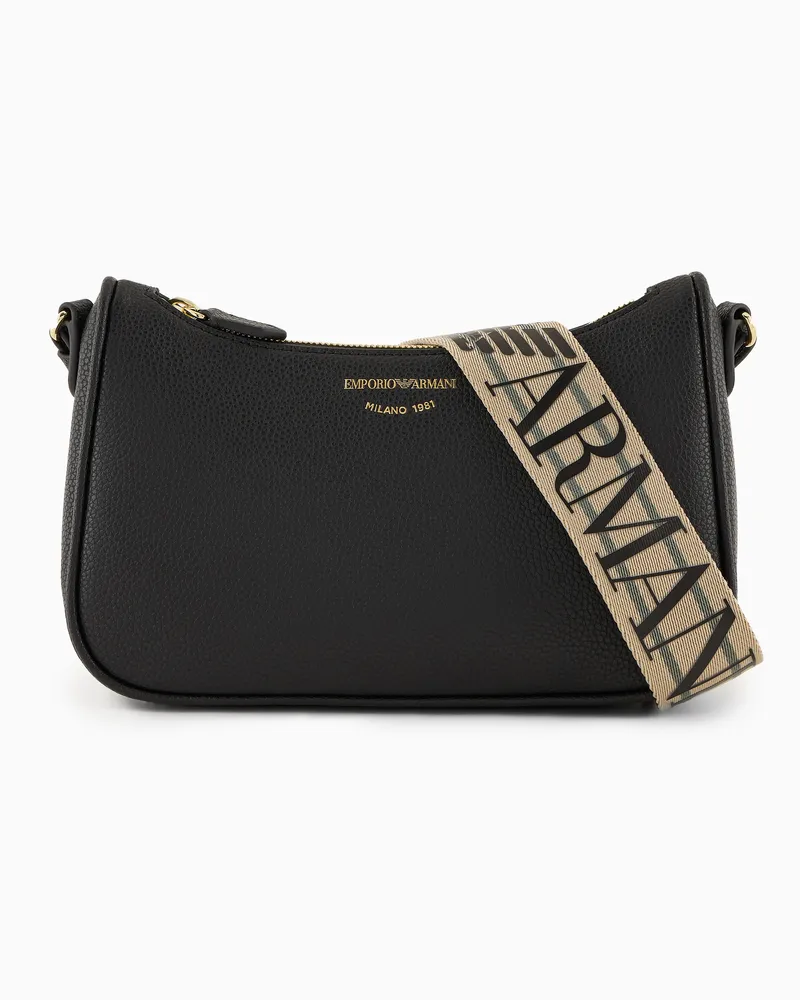 Emporio Armani Tasche mit Hirsch-Print Schwarz