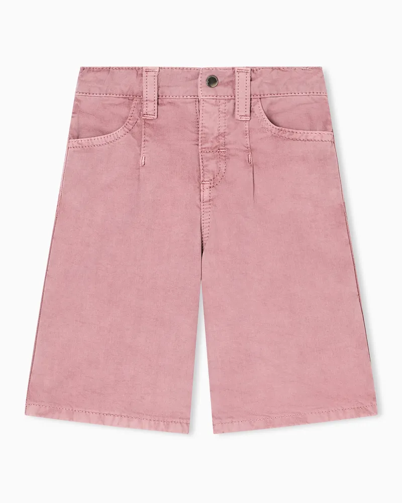 Emporio Armani Hose aus Gabardine Pink