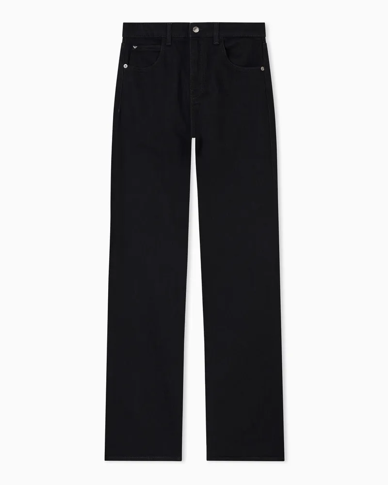Emporio Armani Comfort-denim Jeans j47 mit ausgestelltem Bein Essential Schwarz