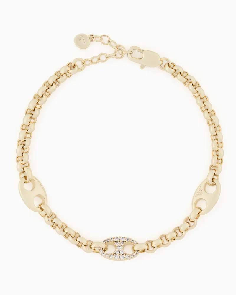 Emporio Armani Armband aus Goldmessing Mehrfarbig