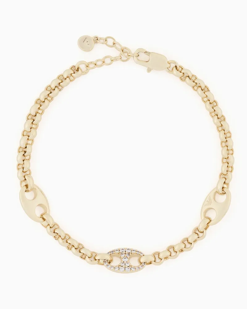 Emporio Armani Armband aus Goldmessing Mehrfarbig