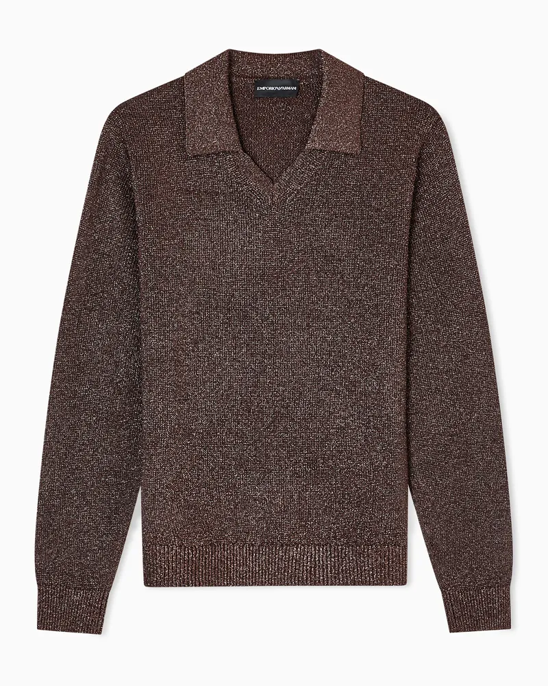 Emporio Armani Metallische Glattstrick-Verarbeitung 