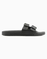 Emporio Armani Slides Schwarz