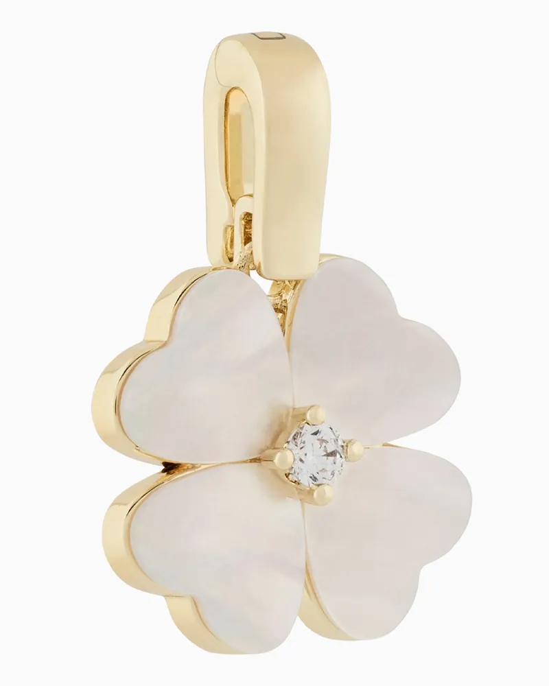 Emporio Armani Klee-Anhänger aus Perlmutt Mehrfarbig