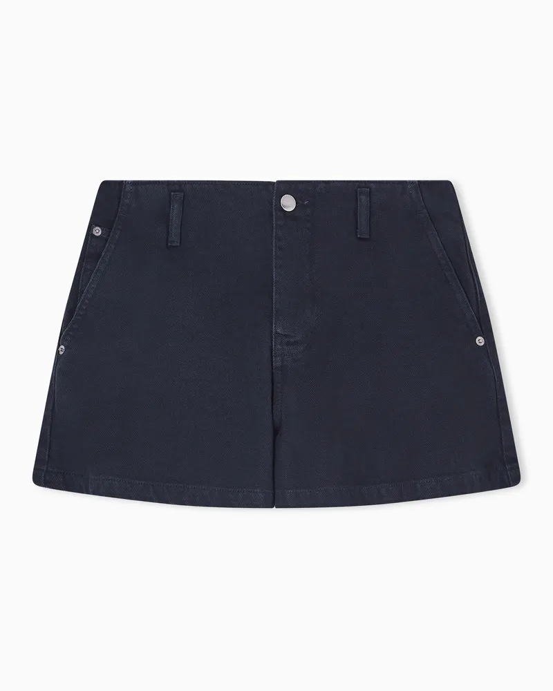 Emporio Armani Five-pocket drill shorts Schwarz