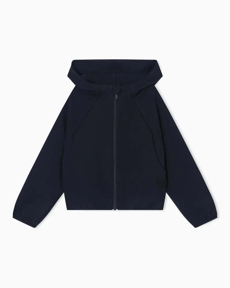 Emporio Armani Sweatshirts mit Reißverschluss Marineblau