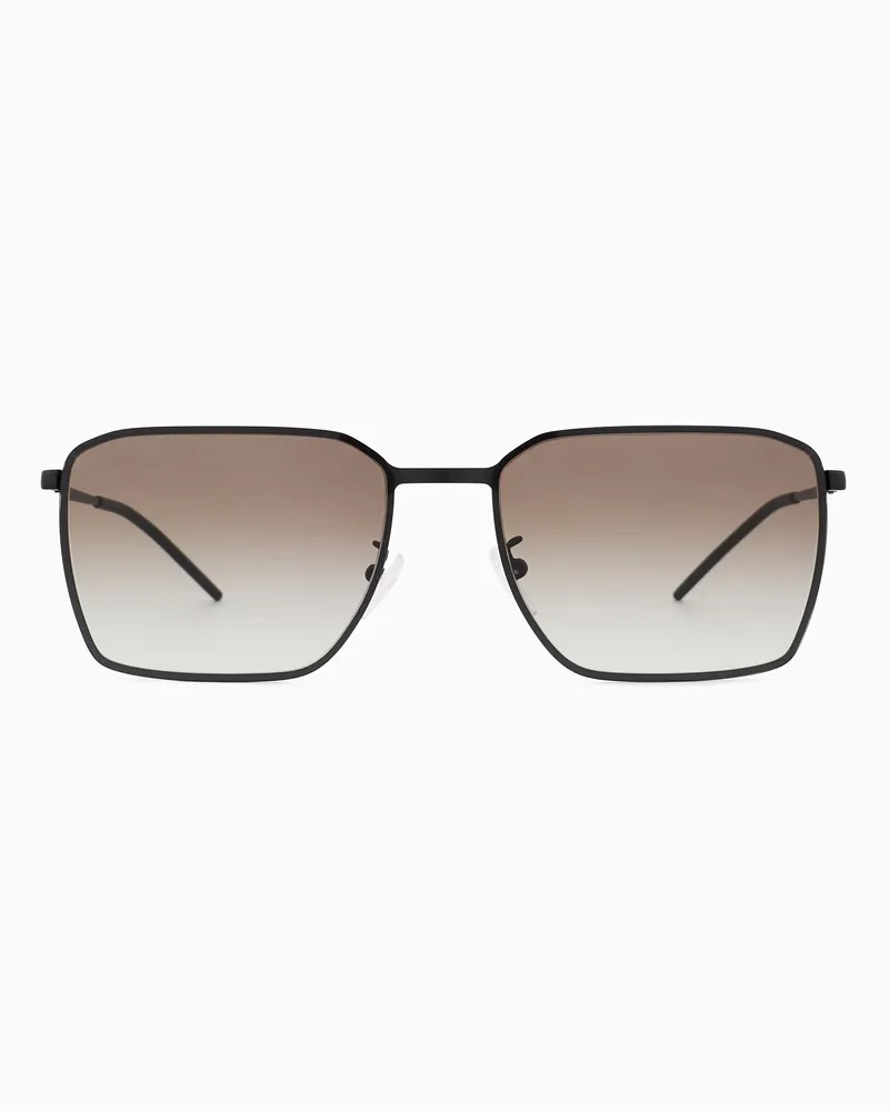 Emporio Armani Eckige Sonnenbrille für Herren 