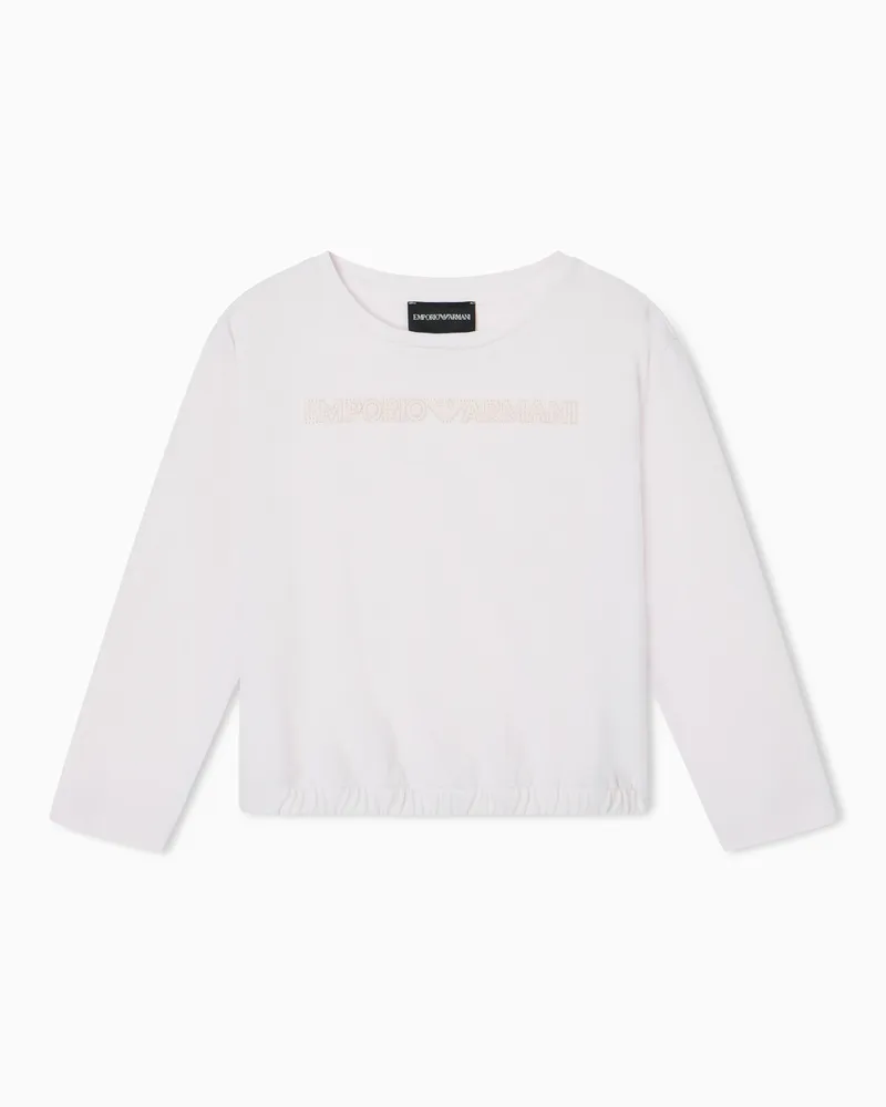 Emporio Armani T-Shirt im Regular Fit aus Baumwolljersey Pink
