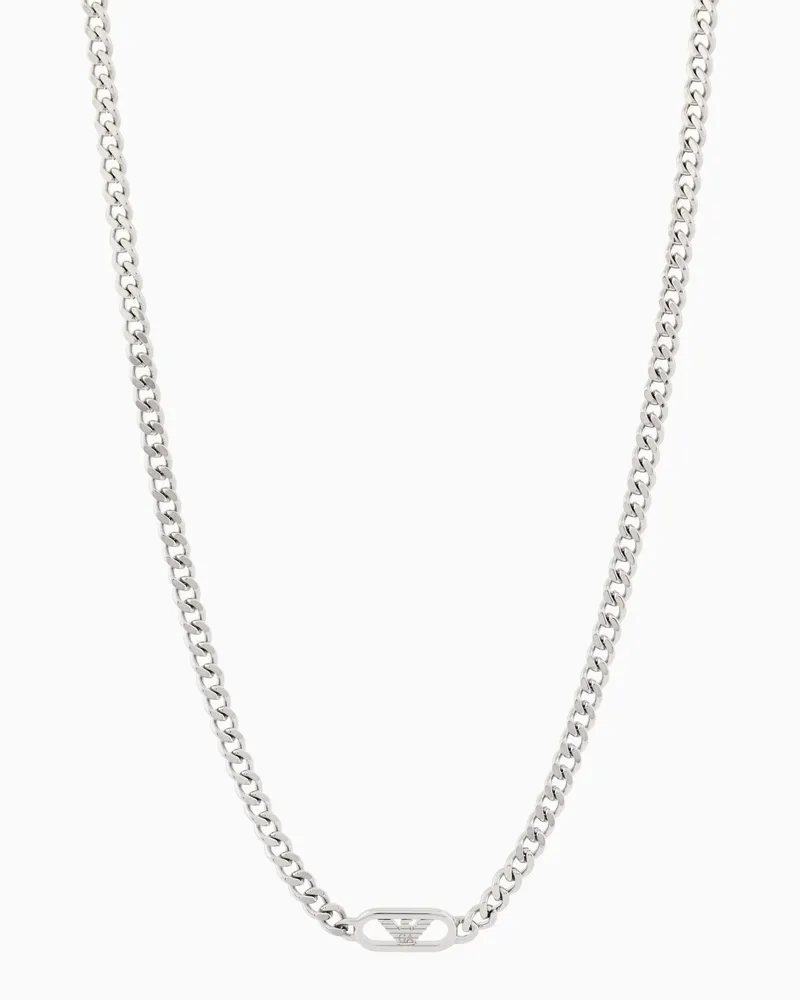 Emporio Armani Kette mit Anhänger aus Edelstahl Mehrfarbig