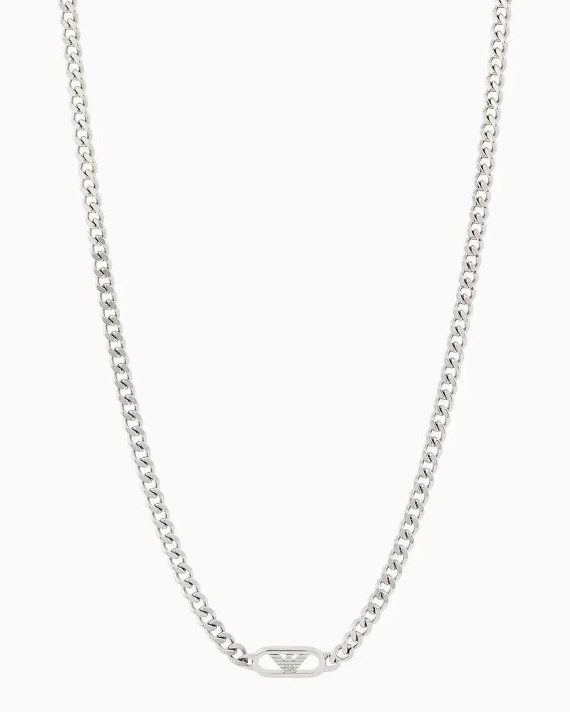 Emporio Armani Kette mit Anhänger aus Edelstahl Mehrfarbig