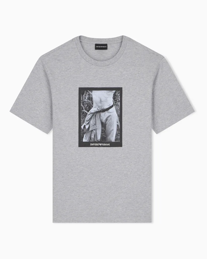 Emporio Armani Regular Fit T-Shirts Grau