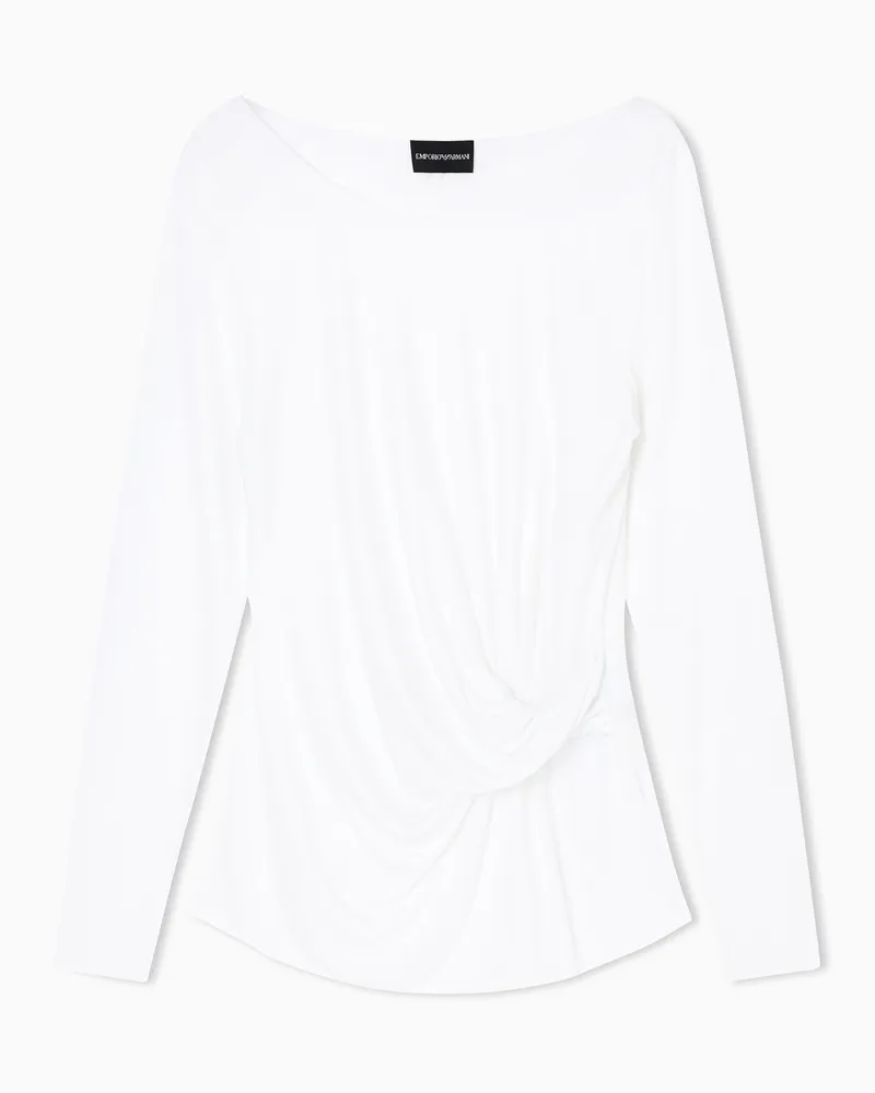 Emporio Armani Jersey-Torchon-Pullover Beige