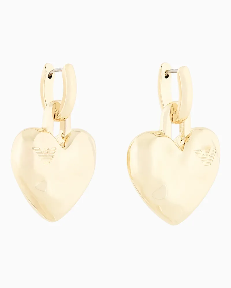 Emporio Armani Ohrringe aus goldfarbenem Messing Mehrfarbig
