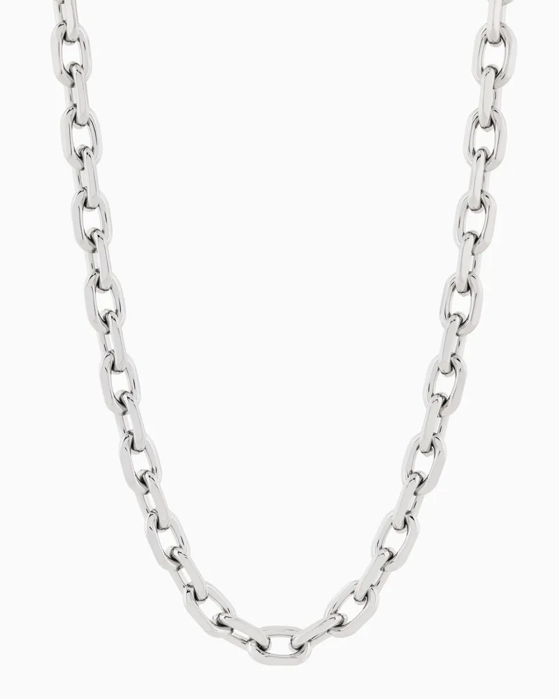 Emporio Armani Kette mit ID aus Edelstahl Mehrfarbig