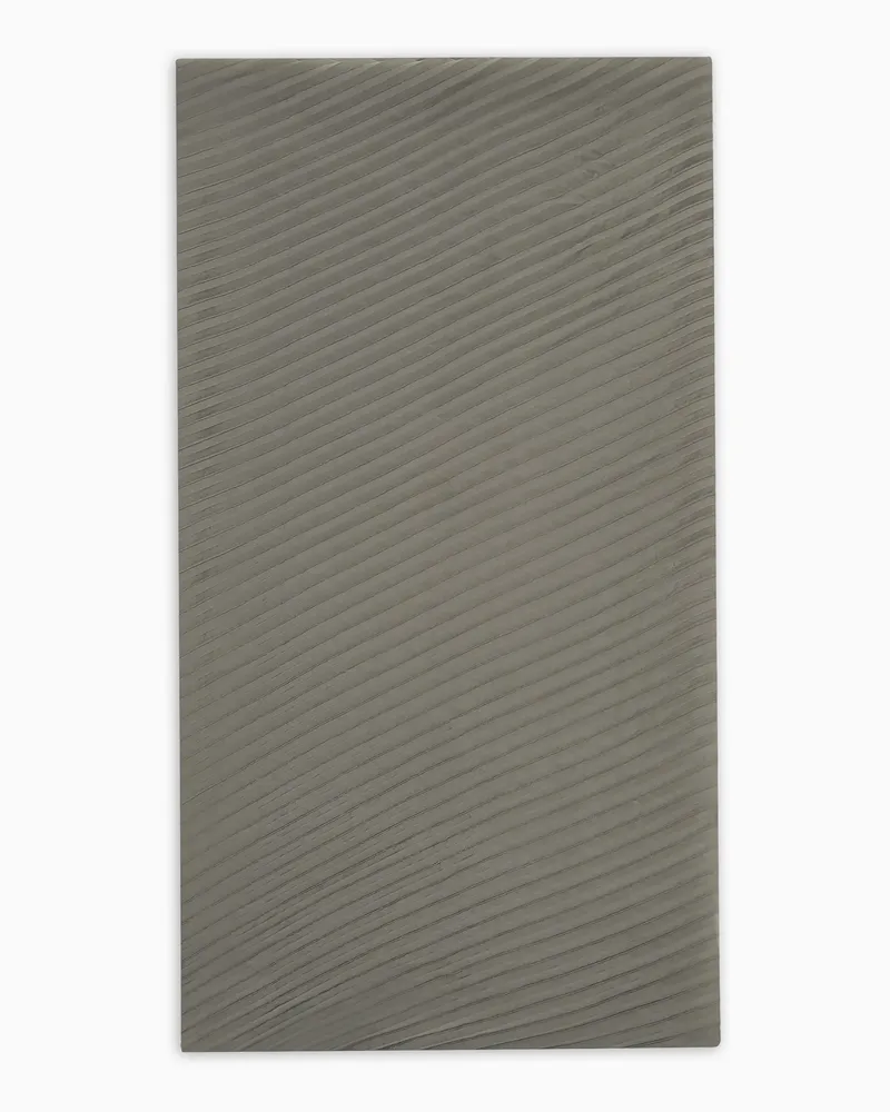 Emporio Armani Plissierte Stola Grau