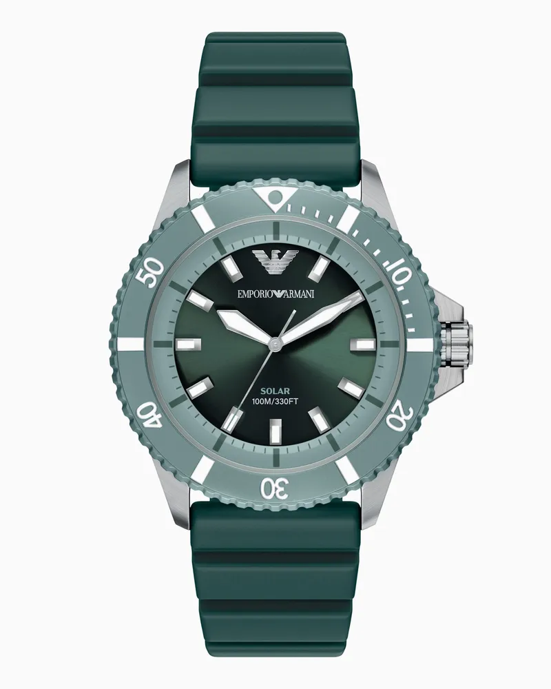 Emporio Armani World Explorer Uhr mit Solarbetrieb Mehrfarbig