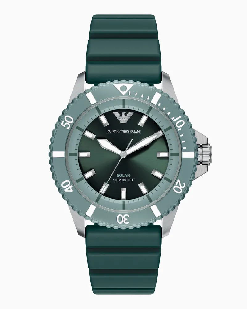 Emporio Armani World Explorer Uhr mit Solarbetrieb Mehrfarbig