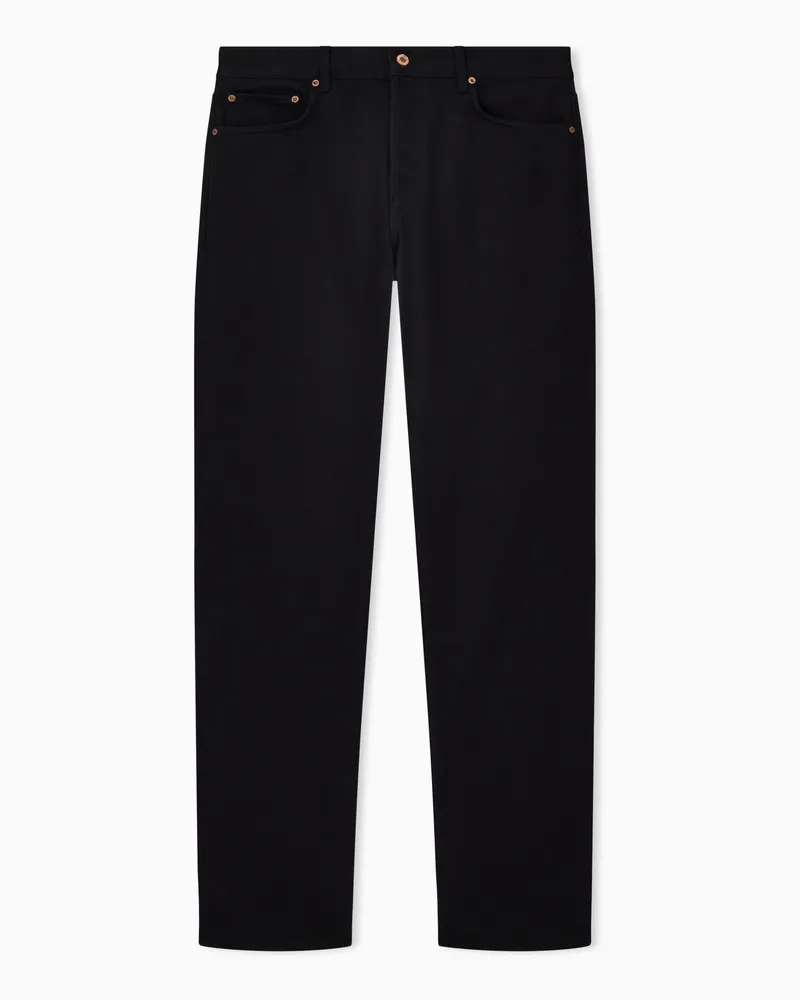 Emporio Armani Regular-Jeans Schwarz