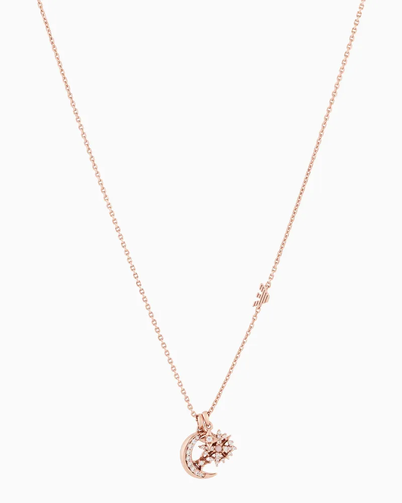Emporio Armani Kette mit Anhänger aus Sterlingsilber Mehrfarbig