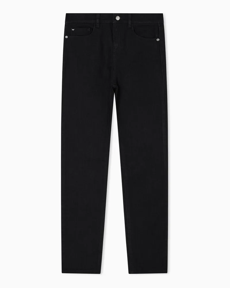 Emporio Armani Jeans J20 in Skinny Fit aus Komfort-Denim Schwarz