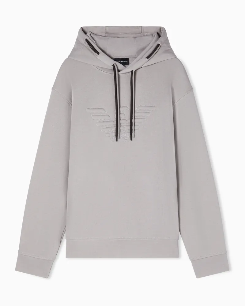 Emporio Armani Crewneck French terry sweatshirt Braun