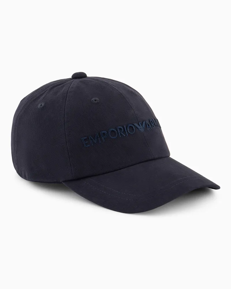 Emporio Armani Baseballcap mit „“-Stickerei Marineblau