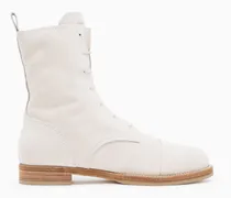 Icon Schnürstiefeletten aus Veloursleder