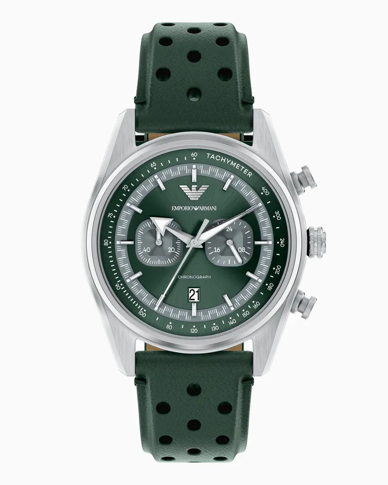 Emporio Armani Quarz-Chronograph-Uhr Mehrfarbig