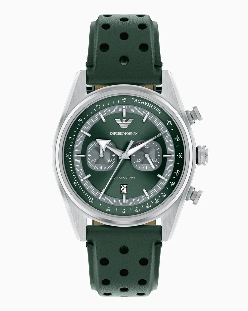 Emporio Armani Quarz-Chronograph-Uhr Mehrfarbig