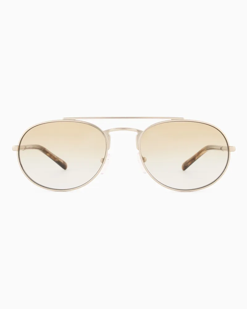 Emporio Armani Sonnenbrille mit Pilotenfassung für Herren 