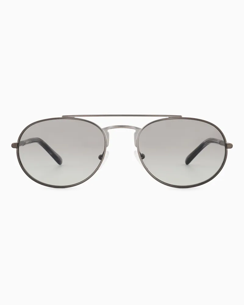 Emporio Armani Sonnenbrille mit Pilotenfassung für Herren 