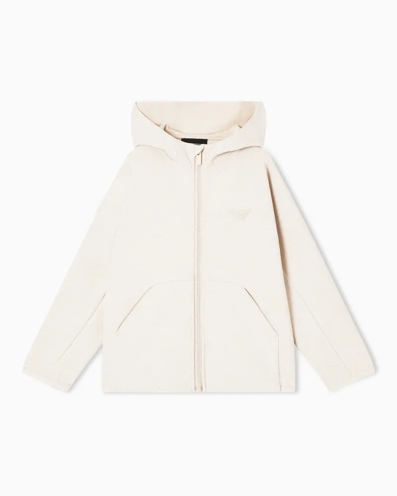 Emporio Armani Sweatshirts mit Reißverschluss Beige