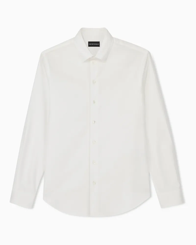 Emporio Armani Klassische Hemden Weiß