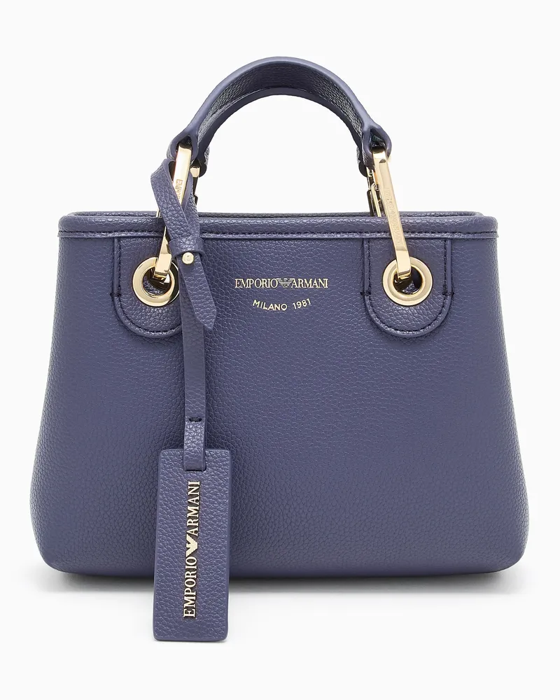 Emporio Armani Minitasche MyEA mit Hirsch-Print Blau