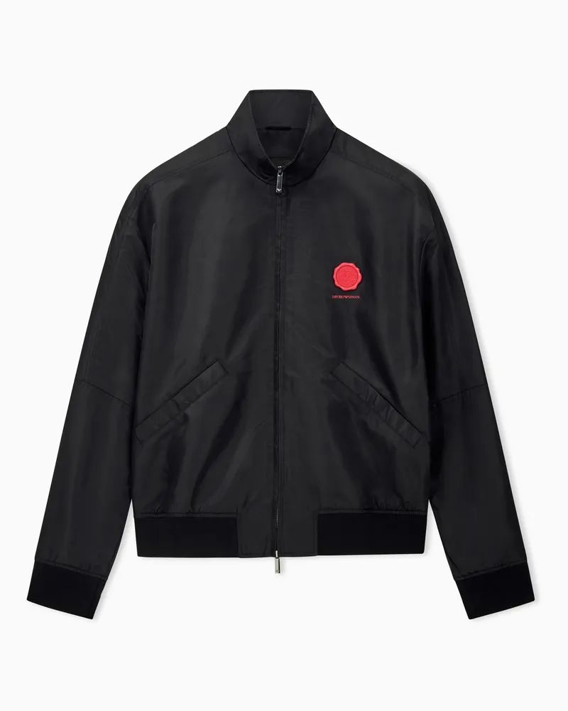 Emporio Armani Nylon-Blouson Valentine's Day Capsule Schwarz