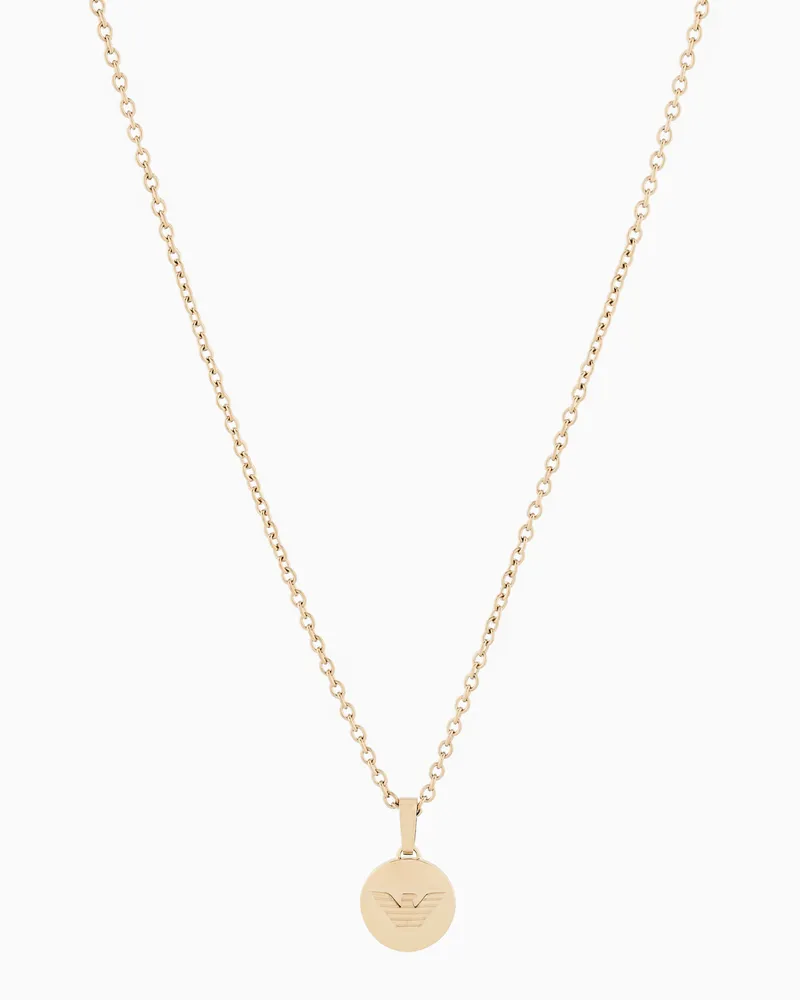 Emporio Armani Halskette mit Anhänger aus Edelstahl Mehrfarbig