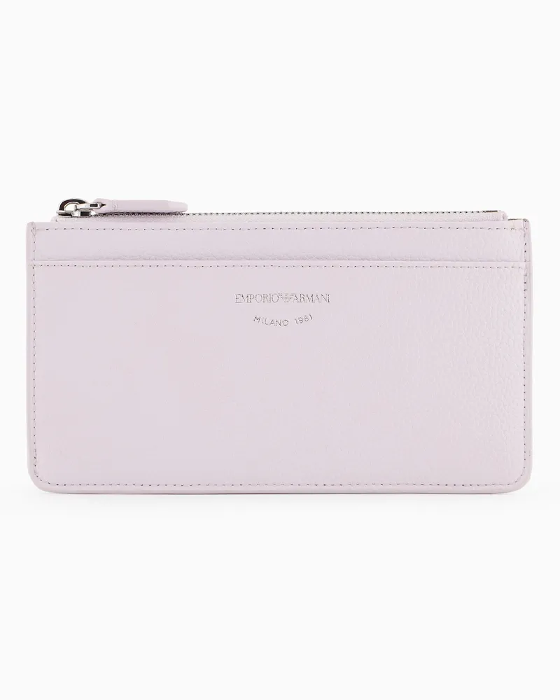 Emporio Armani Kartenetui MyEA mit Reißverschluss und Hirsch-Print Pink