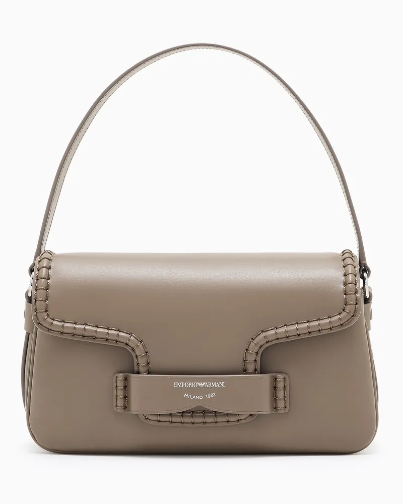 Emporio Armani Umhängetasche mit Schnalle Beige