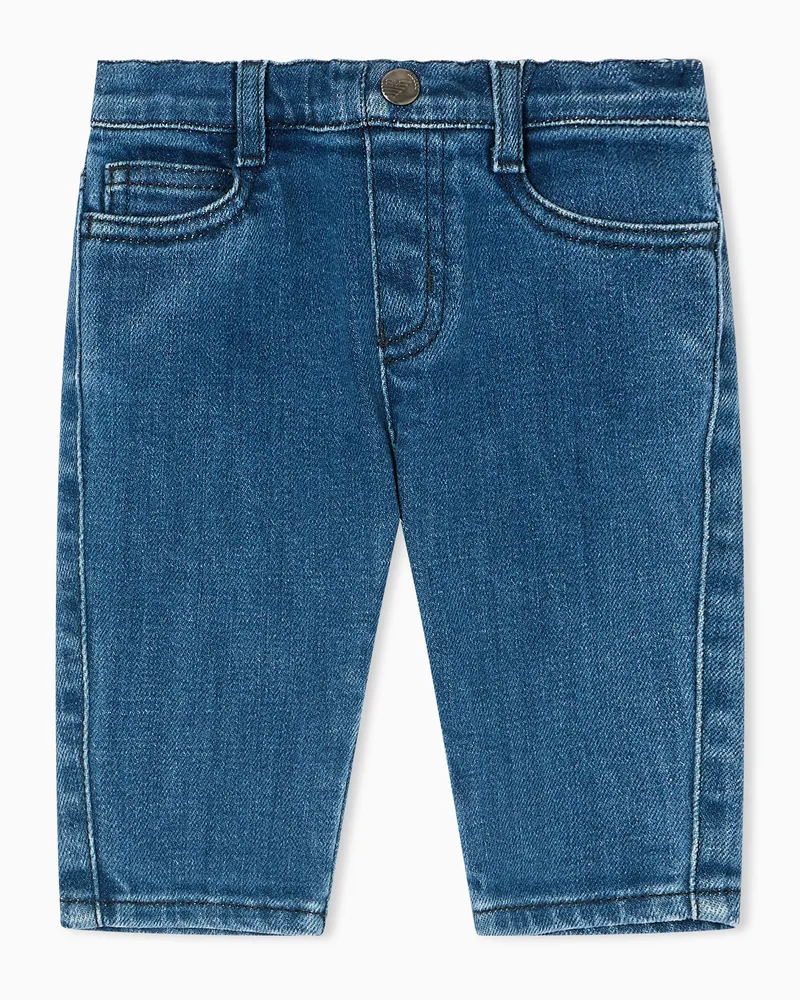 Emporio Armani 5-Pocket-Jeans aus Denim Blau
